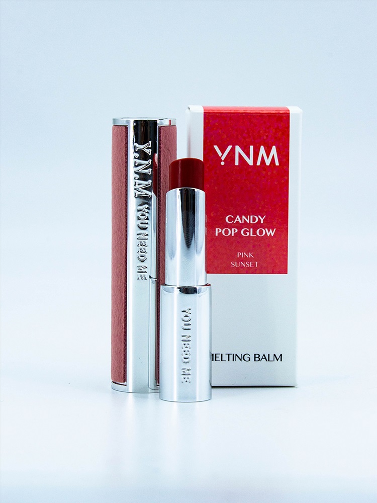 YNM Тающий оттеночный бальзам для губ Candy Pop Glow Melting Balm Pink Sunset