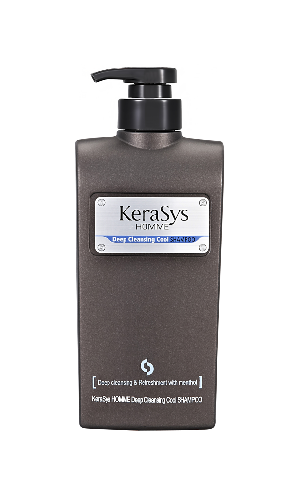 KeraSys Шампунь для волос мужской «освежающий» - Homme deep cleansing cool, 550мл