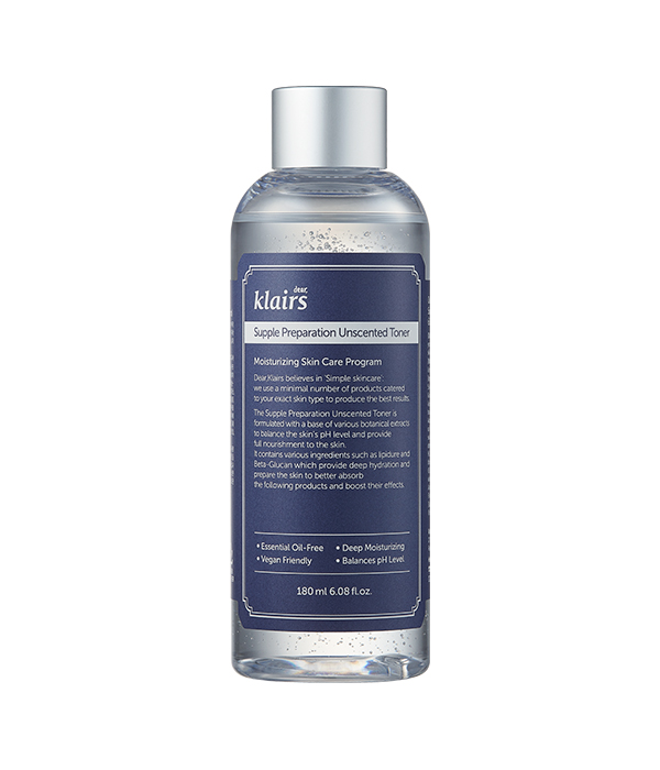 Dear, Klairs Тонер для лица смягчающий - Supple preparation unscented toner, 180мл