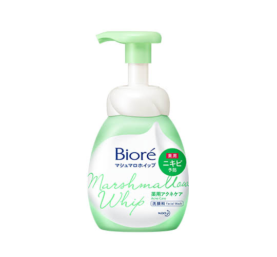 Biore Пенка для умывания Marshmallow Whip Foaming Acne Care, 150мл