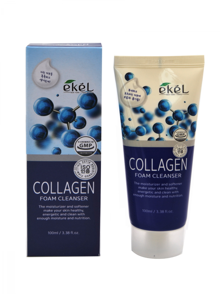 EKEL Пенка для умывания КОЛЛАГЕН Collagen Foam Cleanser, 100 мл