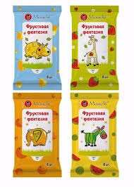 Maneki Салфетки влажные детские Фруктовая фантазия