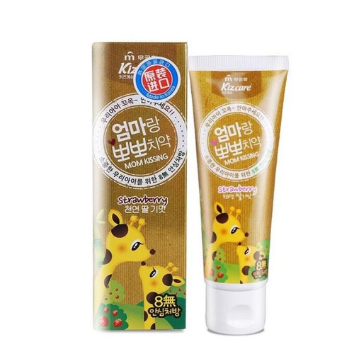 Mukunghwa Паста детская гелевая лечебная со вкусом земляники +0 - Kizcare doctor, 80г