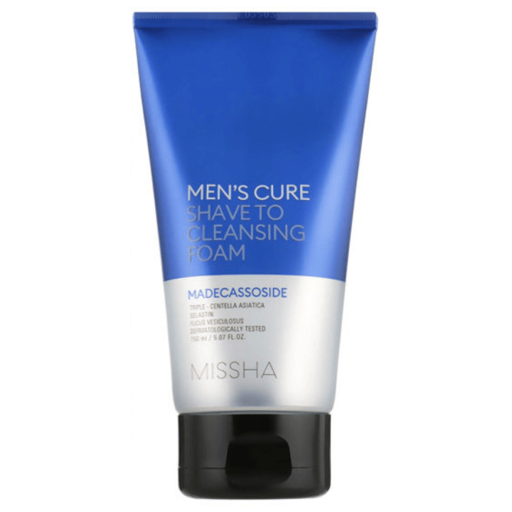 Missha Мужская пенка для умывания и бритья Men’s Cure Shave To Cleansing Foam, 150 мл