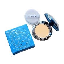 ENOUGH Пудра со сменным блоком №21 W Collagen Premium Hydro Twoway Cake