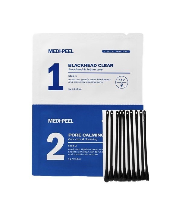 MEDI-PEEL Очищающая маска от черных точек Extra Super 9 Plus Blackhead Out Nose Pack, 3g*4g
