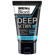 KAO Глубоко очищающий освежающий скраб Mens biore, 100 г