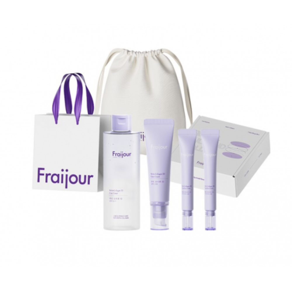 Fraijour Набор КОЛЛАГЕН/РЕТИНОЛ Retin Collagen 3D Core Gift Set, 250 мл/50 мл/15 мл*2 шт