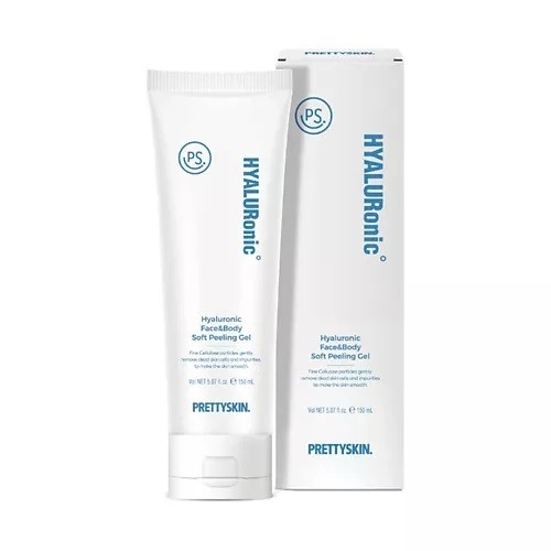 PRETTYSKIN Пилинг-гель для лица и тела с гиалуроновой кислотой Hyaluronic Face & Body Soft Peeling Gel