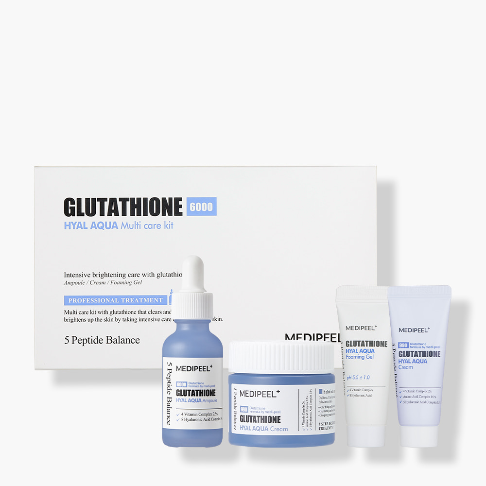 MEDI-PEEL Набор для лица с глутатионом Glutathione Hyal Aqua Multi Care Kit, (30ml+50ml+15ml*2)