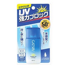 Mandom Мужской солнцезащитный увлажняющий лосьон для лица и тела Gatsby Perfect UV Lotion (SPF 50+/PA++++), 30 мл