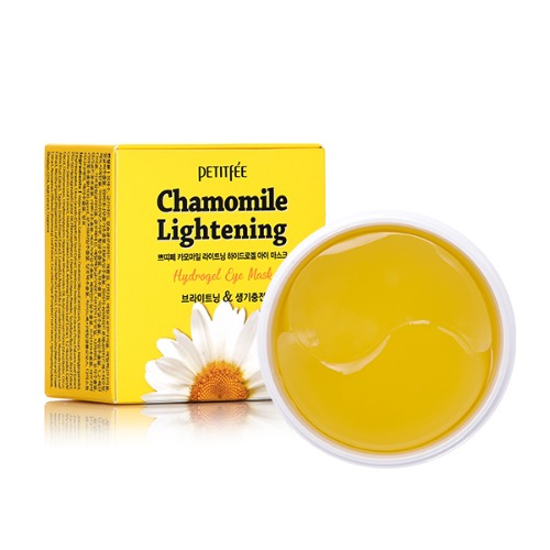 PETITFEE Гидрогелевые патчи для глаз РОМАШКА Chamomile Lightening Hydrogel Eye Mask