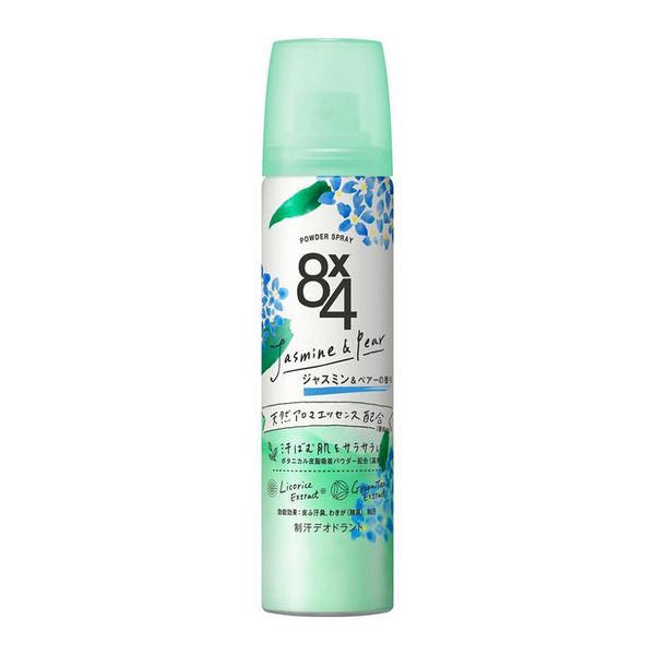 KAO Дезодорант-антиперспирант спрей-пудра, аромат жасмин и груша, 8x4 POWDER SPRAY, 50 г