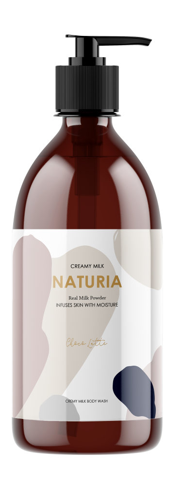 NATURIA Гель для душа ШОКОЛАД Creamy Milk Body Wash - Choco latte, 750 мл