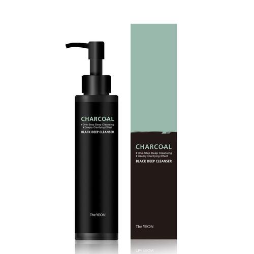 TheYEON Масло очищающее с древесным углём - Charcoal black deep cleanser, 150мл