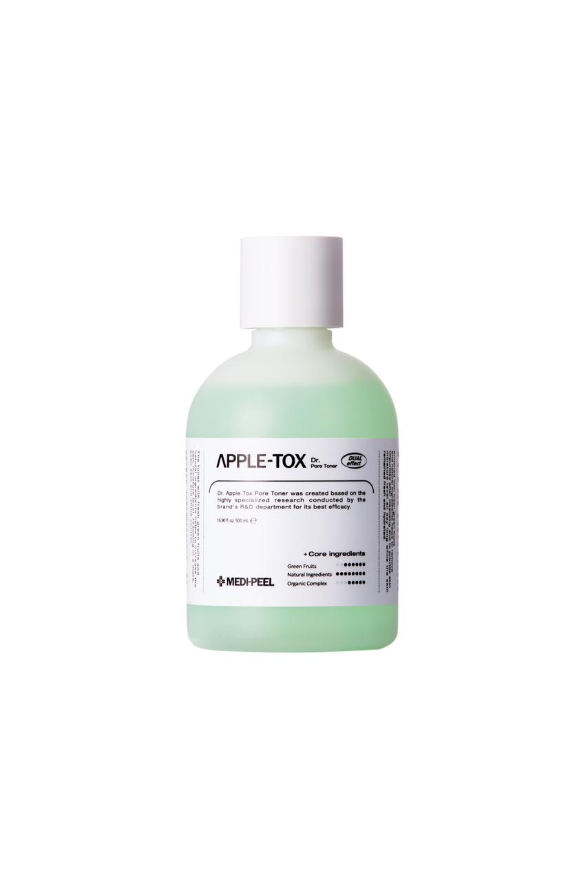 Medi-Peel Тонер-Пилинг Кислотный с зелеными фруктами для жирной кожи Dr.Apple-Tox Pore, 500мл