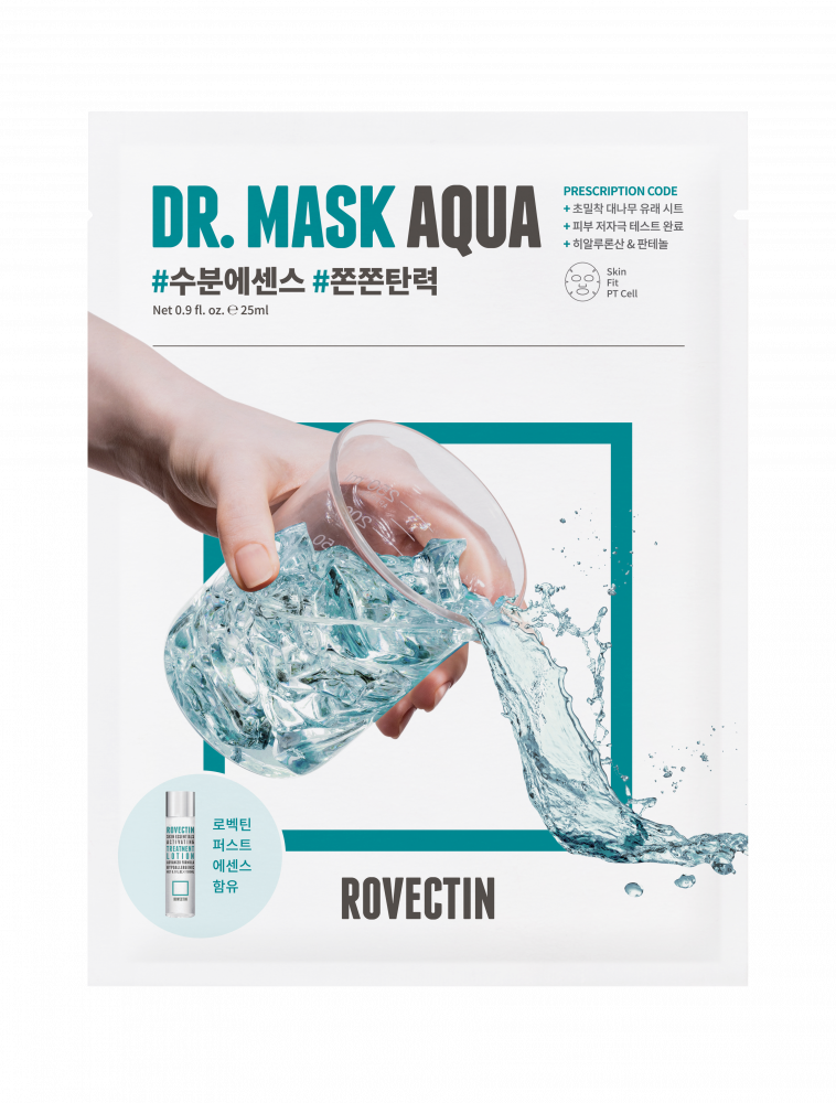 ROVECTIN Тканевая маска для лица Skin Essentials Dr. Mask Aqua