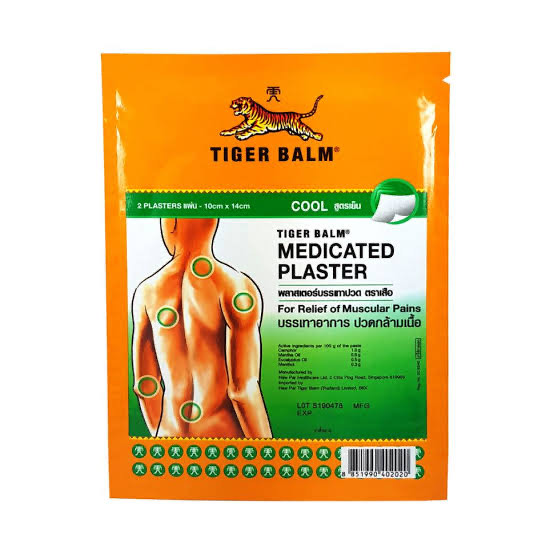Tiger Balm Cool разогревающий пластырь, 2 шт