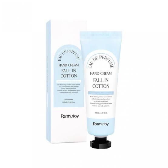 FarmStay Парфюмированный крем для рук Eau De Perfume Hand Cream Fall In Cotton