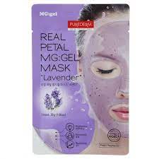 Purederm Гидрогевая маска с лавандой Real Petal MG gel Mask Lavender, 30мл