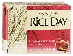 LION Мыло туалетное Rice Day (экстракт граната и пиона) CJ 100 г