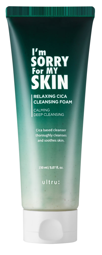 I'm Sorry for My Skin Пенка очищающая для лица с центеллой - Relaxing Cica Cleansing Foam, 150мл