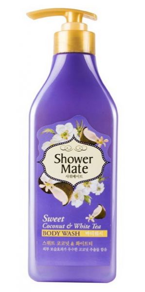 KeraSys Гель для душа «кокос и белый чай» - Shower mate weet coconut & white tea, 550мл