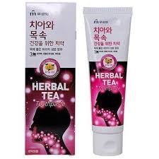 Mukunghwa Зубная паста Herbal tea с экстрактом травяного чая (хризантема), 110 г