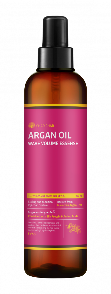 Char Char Эссенция для волос АРГАНОВОЕ МАСЛО Argan Oil Wave Volume Essense, 250 мл