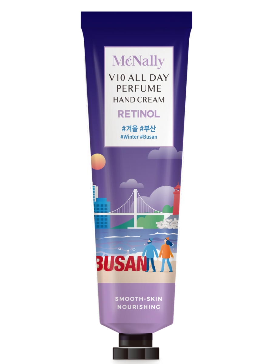 McNally Крем парфюмированный для рук с ретинолом Hand Cream V10 All Day Perfume Retinol, 30 мл