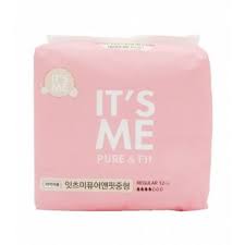 It's Me Прокладки женские гигиенические с крылышками, 3 капли, Pure & Fit pads regular, 12 шт.