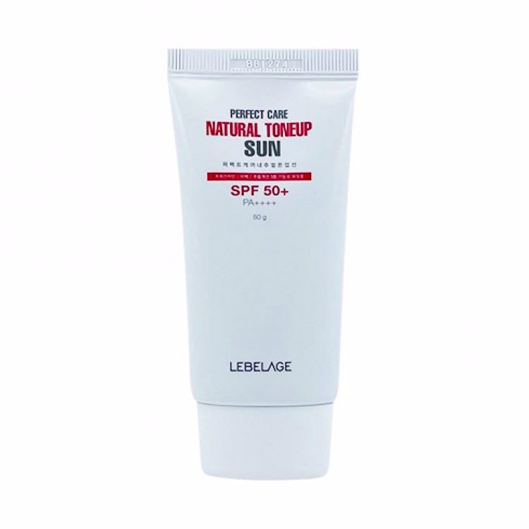 Lebelage Солнцезащитный крем для лица Perfect Care Natural ToneUp Sun SPF50+ PA++++, 50 гр