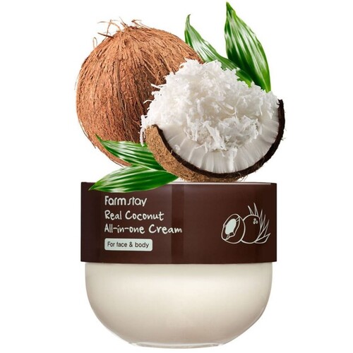 FARMSTAY Крем для лица и тела Real Coconut All-in-One Cream