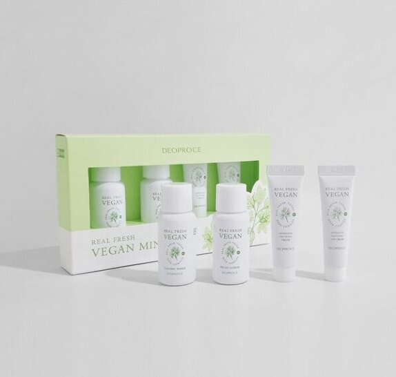 Deoproce Увлажняющий набор миниатюр Real Fresh Vegan Mini Kit