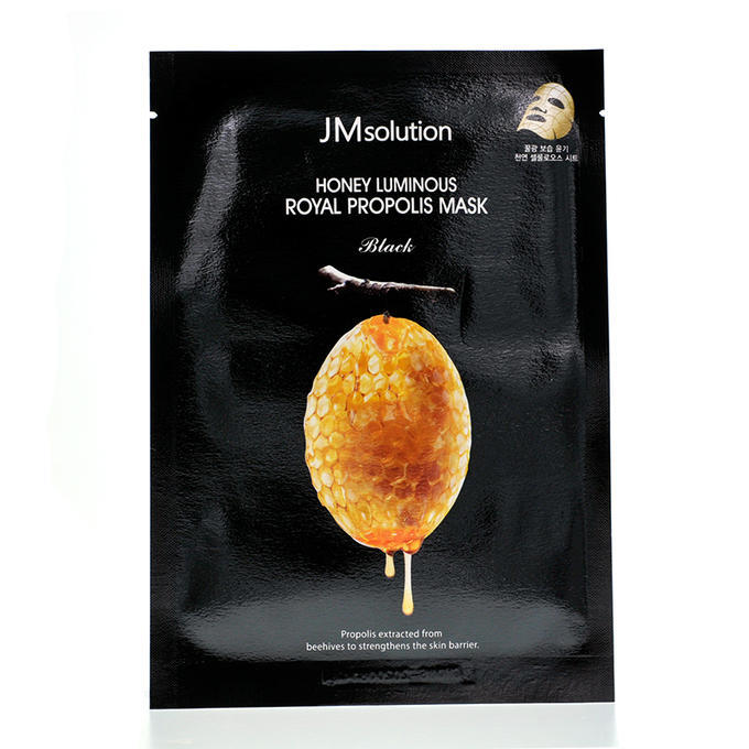 JMsolution Маска тканевая восстанавливающая с прополисом - Honey luminous royal propolis mask, 30мл