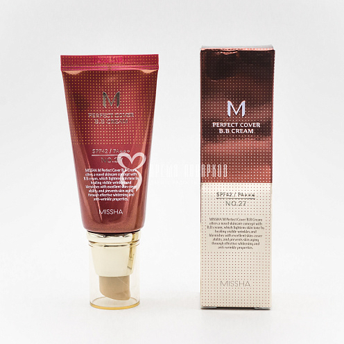 Missha BB крем для лица Perfect Cover BB Cream SPF42/PA+++ №27, 50мл