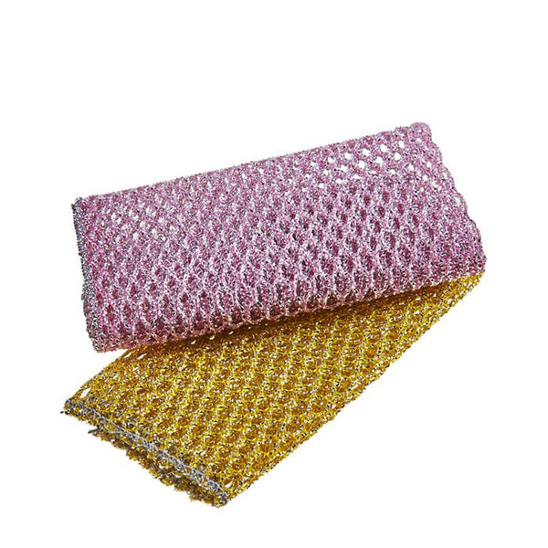 SUNGBO CLEAMY Скраббер для мытья посуды Shiny Mesh Scrubber (28 см х 30 см), 2 шт