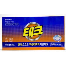 LG Tech Салфетки-порошок для стирки Easy Sheet Detergent, 36шт