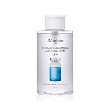 JMsolution Мицелярная гиалуроновая очищающая вода H9 Hyaluronic Ampoule Cleansing Water Aqua, 500мл