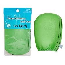 SUNG BO CLEAMY Мочалка-варежка для душа Viscose Glove Bath Towel, 1 шт 12 см х 17 см