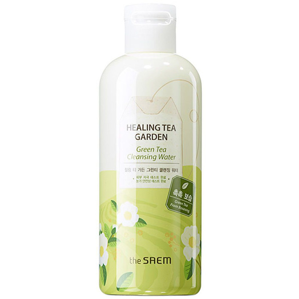 THE SAEM Вода очищающая увлажняющая с экстрактом зеленого чая Healing Tea Garden Green Tea Cleansing Water, 300 мл