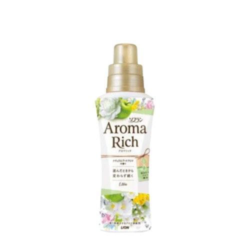 LION Кондиционер для белья парфюмированный - Soflan aroma rich ellie, 520мл