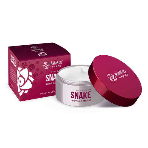 AsiaKiss Крем ампульный для лица со змеиным ядом - Snake ampoule cream, 50мл