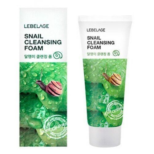 Lebelage Пенка для умывания с муцином улитки - Snail cleansing foam, 100мл