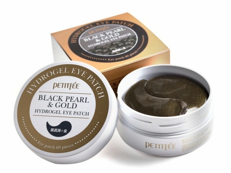 PETITFEE Гидрогелевые патчи для глаз ЖЕМЧУГ/ЗОЛОТО Black Pearl&Gold Hydrogel Eye Patch