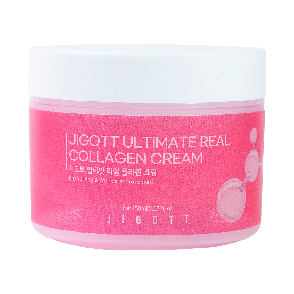 JIGOTT Крем для лица КОЛЛАГЕН Ultimate Real Collagen Cream, 150 мл