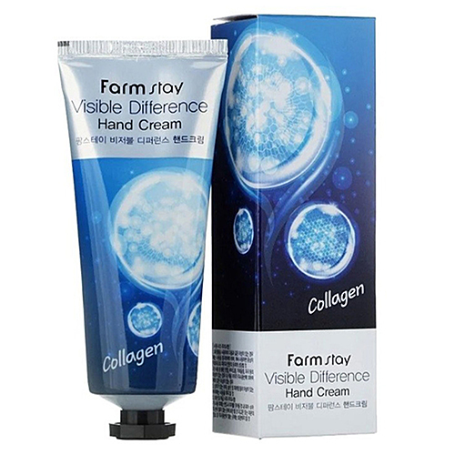 Farmstay Крем для рук с коллагеном Collagen Visible Difference Hand Cream