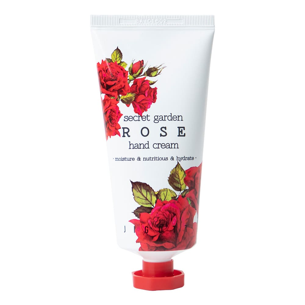 JIGOTT Крем для рук с экстрактом розы Secret Garden Rose Hand Cream, 100 мл