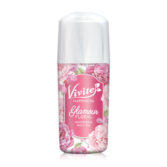 Vivite Дезодорант Happiness Glamour Floral Whitening Roll On, 40мл