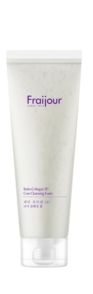 Fraijour Пенка-гель для умывания КОЛЛАГЕН/РЕТИНОЛ Retin-Collagen 3D Core Cleansing Foam, 250 мл